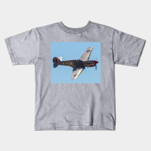 P-40 Warhawk Kids T-Shirt by acefox1